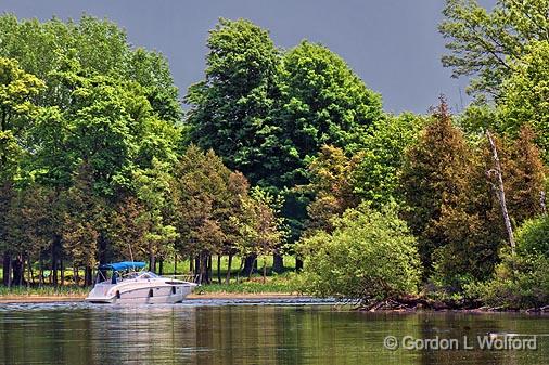 First Boat On The Canal_16416.jpg - Rideau Canal Waterway photographed near Smiths Falls, Ontario, Canada.